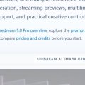 Official Seedream 5.0 pro website showing the image generation workflow.